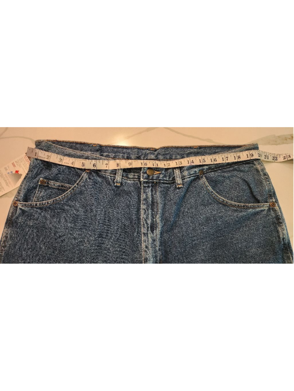 Wrangler Rugged Wear Thinsulate Insulated Jeans Mens 40x32 Blue Relaxed Fit NWT - Picture 12 of 13